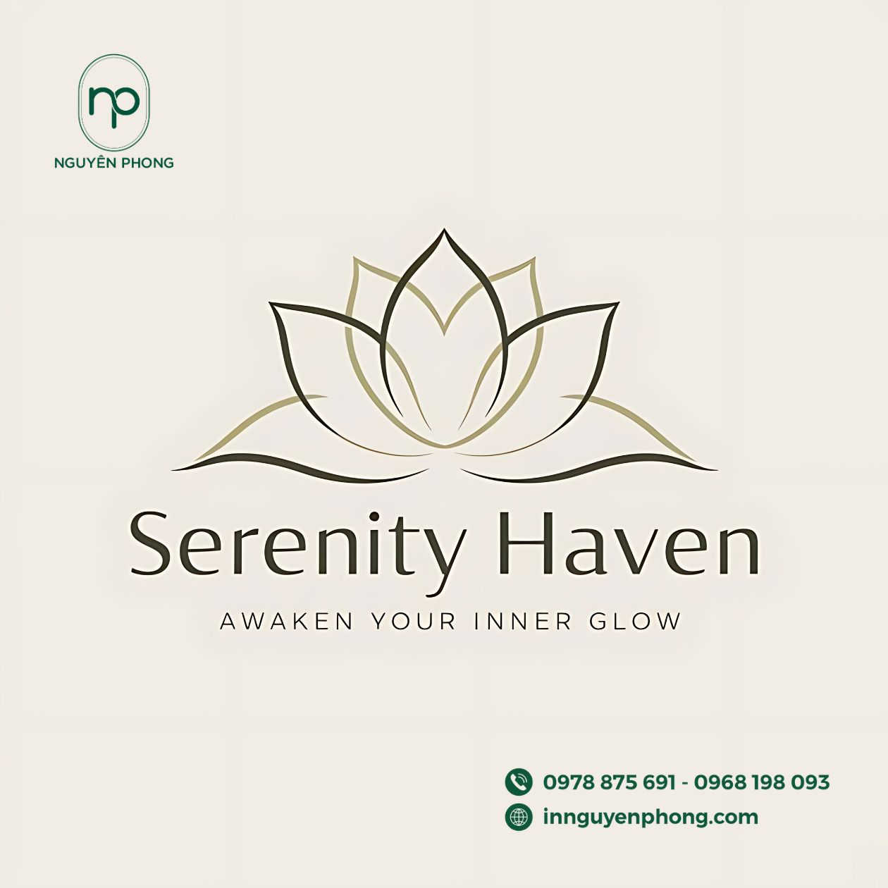 Mẫu logo hoa sen